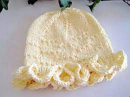 Ravelry Sunny Day Mob Cap Pattern By Kathy North Knitting Baby Knitting Patterns Baby Hats Knitting