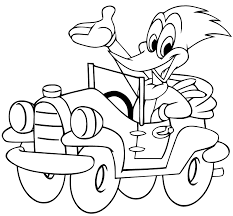 Free coloring pages are found all over the internet. Woody Woodpecker Cartoons Printable Coloring Pages