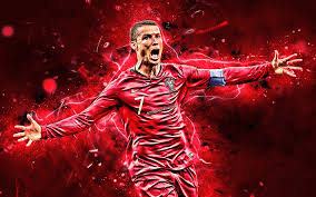 Download Wallpapers Cr7 Goal Cristiano Ronaldo Striker Portugal National Team Soccer Red Neon Lights Fo Cristiano Ronaldo Portugal National Team Ronaldo Middle notes are sea notes. download wallpapers cr7 goal