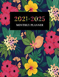 2021 to 2025 calendar image. Download Pdf 2021 2025 Monthly Planner 5 Year 60 Months Calendar