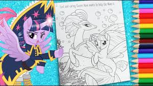 My little pony, friendship is magic pictures are absolute favorites of little girls. My Little Pony Coloring Book Mlp Colouring Page For Kids Sea Ponies Youtube