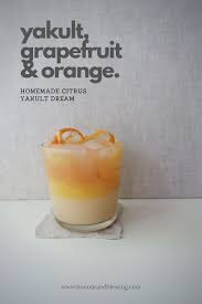 Citrus Yakult Dream Coffee Drink Recipes Tasty Yogurt Coffee Recipes