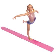 La trave è una specialità esclusiva dell'artistica femminile; Costway Trave Equilibrio Da Ginastica Artistica Pieghevole Equilibrio Allenamento Con Tessuto Flanella Da 210cm Da Casa Rosa Costway