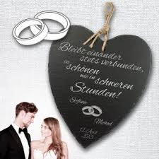 Schieferherz Zur Hochzeit Personalisiert Geschenk Hochzeit Gluckwunsche Hochzeit Und Originelle Hochzeitsgeschenke
