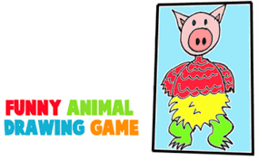 Funny and sweet animal drawings. Create Silly Animals And Creatures With This Fun Family Drawing Game Fun For Kids How To Draw Step By Step Drawing Tutorials