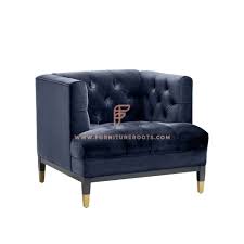 Buy Fr Accent Chair Series 1 Seater Velvet Upholstered Tuxedo Chesterfield Lounge Chair In Graphite With Brass Feet Caps Online Lounge Accent Chairs Hotel And Restaurant Armchairs Commercial Furniture Furnitureroots Product
