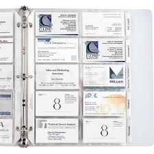 Follow our easy template instructions to get your projects ready to print on your desktop or to send to your local printer. C Line Business Card Holder Pages With Index Tabs For Ring Binders Poly 5 Tab Set Holds 20 Cards