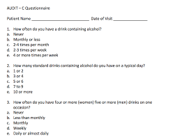 Image result for AUDIT-C