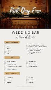 The document can be used on different instances for example when there is an error in the product or service or when you can't meet the client's. The Ultimate Guide To Your Wedding Reception Bar Junebug Weddings