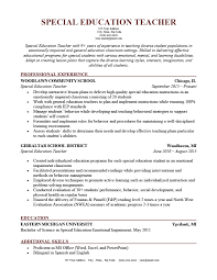 You may be searching online for a teacher resume template that's free wondering if free templates are the better options. Special Education Teacher Resume Example And Writing Tips