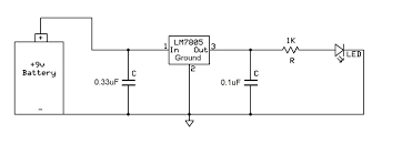 How To Connect A Voltage Regulator In A Circuit Circuit Diagram Voltage Regulator Diagram