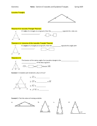 Mark the triangle to indicate what information is known. Kuta Isosceles And Equilaterales Worksheet Answers Abh Key Samsfriedchickenanddonuts