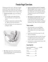 Kegel Exercises For Men Pdf Fill Online Printable Fillable Blank Pdffiller