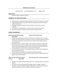 Resume Template For Medical Assistant Medical Assistant Resume ...