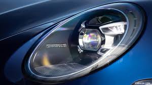 2020 Porsche 911 Carrera 4s Cabriolet Color Gentian Blue Metallic Headlight Hd Wallpaper 42
