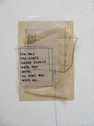 Ancagrayworks Mixed Media Collage On Canvas Board With Rumi Quote Anca Gray 2012 Book Art Collage Design Words