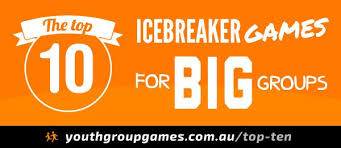 Top Ten Ice Breaker Games For Big Groups Icebreaker Games For Large Groups Youth Group Icebreakers Large Group Games Ice Breaker Games Games For Big Groups