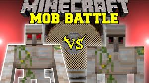 Mutant Iron Golem Vs Iron Golem Minecraft Mob Battles Chocolate Quest Mod Iron Golem Minecraft Mobs Minecraft