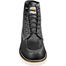 Although in most cases a moc toe work boot is the carhartt casual with its moc style toe offers superior protection and comfort for a tough day at work. Carhartt Men S Moc Soft Toe Wedge Work Boots Academy