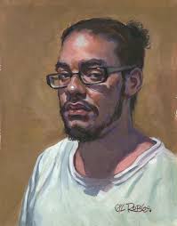 Gouache Portrait of Son Joshua