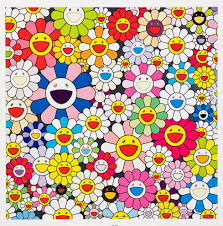 Takashi murakami celebrates texas exhibit with new 'flower' cushions: Murakami Takashi Flower Smile Les Arts Art Hippie Dessin Smiley