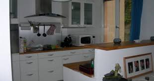 La Cuisine Et La Salle A Manger Cuisine Americaine Salle A Manger Hotte Design