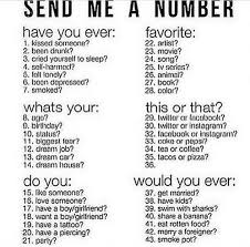 Send Me A Number This Or That Questions Who Knows Me Best Question Game