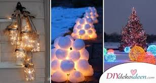 Diy Deko Ideen Zu Weihnachten Den Garten Gestalten