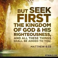 Matthew 6:33 Ministry