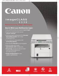 The above mirror will download the driver directly. Canon Imageclass D530 D530 Specification Manualzz