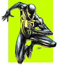 Black And Green Spiderman Suit Anti Ock Suit Spiderman Glen Canlas Spiderman Comic Black Spiderman Marvel Spiderman