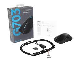 Excellence (intrinsic or attributed):—praise, virtue. Logitech G703 Lightspeed Wireless Gaming Mouse Rgb Lighting 12 000 Dpi Black With Powerplay Wireless Charging Compatibility Newegg Com