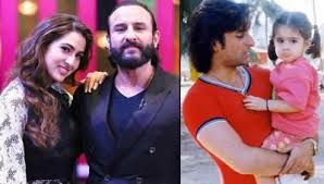 Unseen Childhood Pic Of Sara Ali Khan Helping Abba Saif Ali Khan Shave His Reaction Is Priceless Sara Ali Khan Throwback Pictures Saif Ali Khan