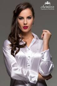 You can look stylish and very chic in a white satin blouse while you are at work. Fitted Satin Blouse Buy Clothes Shoes Online