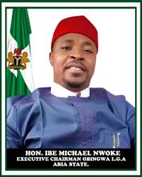 The Executive Chairman of Obingwa Hon. Ibe Nwoke Congratulates Hon.  Chimaobi Ebisike