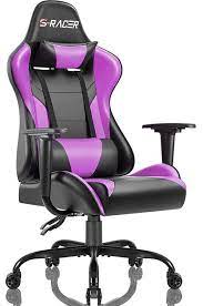 Office chair wcg computer gaming chair reclining armchair with footrest internet cafe gamer chair office furniture pink chair. 11 Best Purple Gaming Chair Reviews 2021 Edition Gch