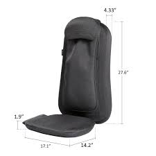 Snailax Shiatsu Massage Seat Cushion With Heat And 4 Rolling Nodes Back And Neck Massager Massage Chair Pad For Home Offi Chair Pads Massage Chair Neck Massage