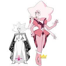 TAR DIAMOND fusion of white and pink diamond! Hope you all like her!! U  thought she'd look nor… | Steven universe gem, Steven universe fanart,  Steven universe comic