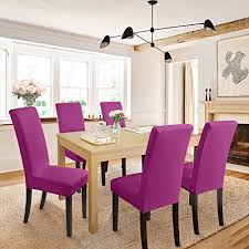 Acquista online fodere coprisedia scegliendo. Balladhome Coprisedie Con Schienale 4 Pezzi Elasticizzato Copertura Della Sedia Bi Elastico Modern Decorativo Protezione In Stretch In Tessuto Con Banda Elastica Per Una Misura Universale Coppia Decorazioni Per Interni Fodere