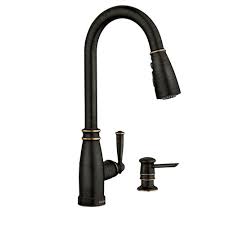 Big brands, such as moen and delta faucets, include technology such as motion detection and power. Moen Morado One Handle Pull Down High Arc Kitchen Faucet With Powerboost At Menards