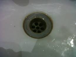 plug hole in sink on arrival picture
