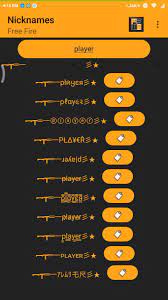 Nombes Para Free Fire For Android Apk Download