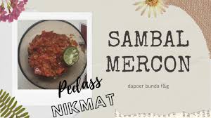 Resep cara membuat bakso mercon, salah satu olahan sederhana bagi pecinta pedas. Cara Membuat Sambal Mercon Sambal Mercon Pedas Youtube