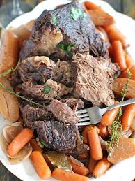 Slow Cooker Pot Roast With Red Wine Sweet And Savory Meals Recipe Pot Roast Slow Cooker Pot Roast Crockpot Pot Roast