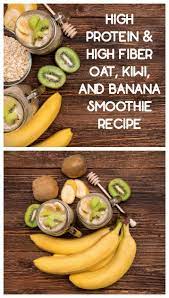 This Oat Kiwi And Banana Smoothie Recipe Is A Great Breakfast Smoothie And Also A Great Workout S Nutribullet Recipes Banana Smoothie Recipe Smoothie Recipes