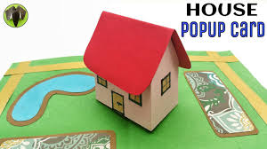 Do you ever feel guilty throwing out beautiful greeting cards that you've received? 3d House Popup Card Diy Tutorial 902 Youtube