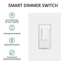 Check spelling or type a new query. 2 Pack Smart Dimmer Switch For Dimmable Led Lights White Wifi Light Switch Compatible With Alexa And Google Home Smart Life App Single Pole Only Neutral Wire Required Tools Home Improvement