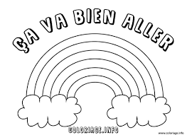`rolgordijn met een dessin van cirkels en stippen`synoniem: Coloriage Arc En Ciel Ca Va Bien Aller Dessin Covid 19 Coronavirus A Imprimer