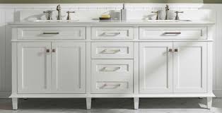 Signaturehardware.com has been visited by 10k+ users in the past month 80 White Double Sink Vanity Cabinet With Carrara White Quartz Top