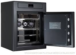 Stockinger Cube Platinum Series 3v Black Matt Another Bespoke Masterpiece For The World S Leading Interior Designs St Luxury Safe Watch Safes Jewelry Safe